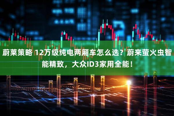 蔚莱策略 12万级纯电两厢车怎么选？蔚来萤火虫智能精致，大众ID3家用全能！